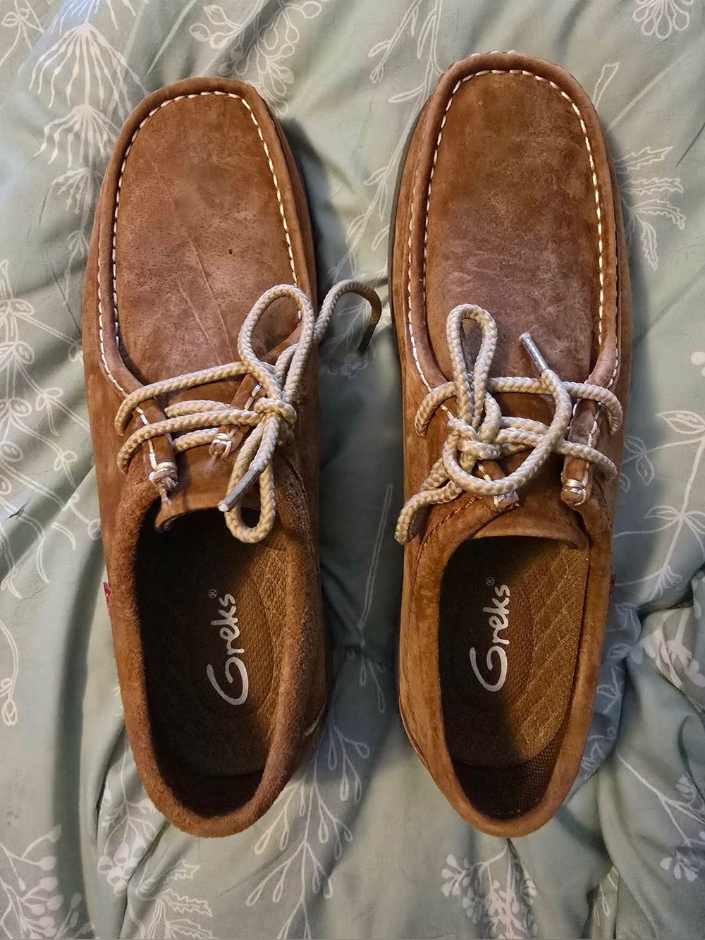 Suede “chukka” style shoes